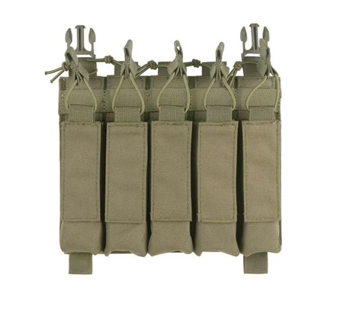 SMG Hybrid Mag Pouch 5 Mags Olive Drab suitable for MP5 Series